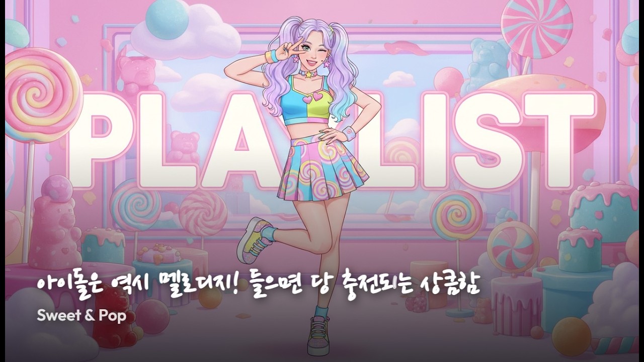 카페에서 듣는 음악 [8시간 광고없는] 아이돌은 역시 멜로디지 sweet & pop , 아이돌은 역시 멜로디지! 듣는 순간 당충전되는 상큼한 K-POP 아이돌 플레이리스트
