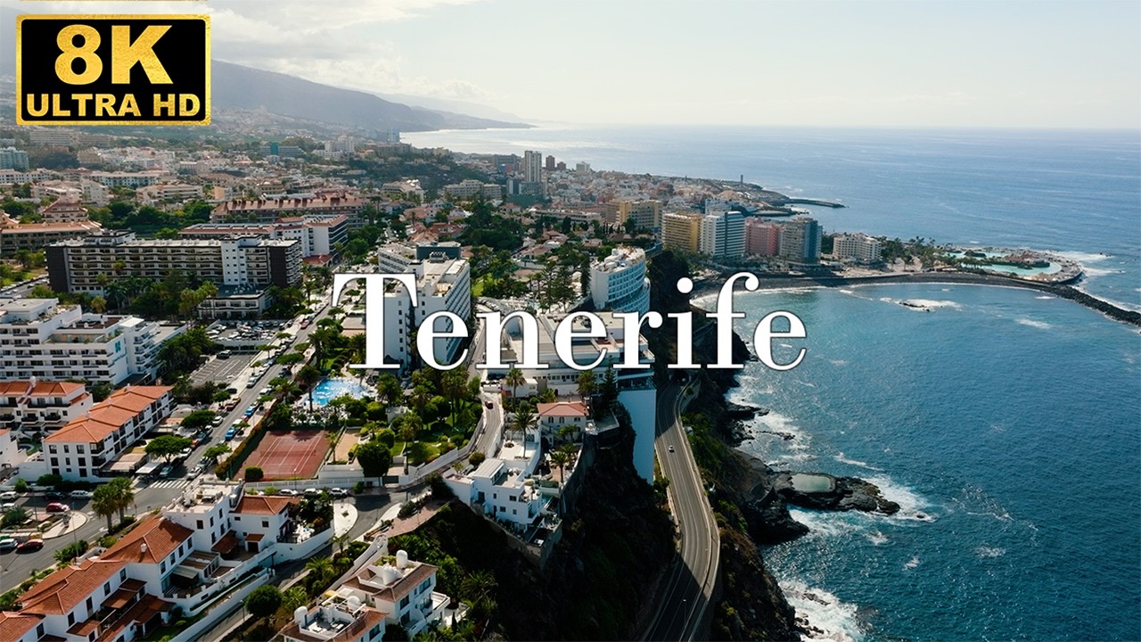 🌴 Tenerife in 8K - Puerto de la Cruz 🌴 8K Drone Video