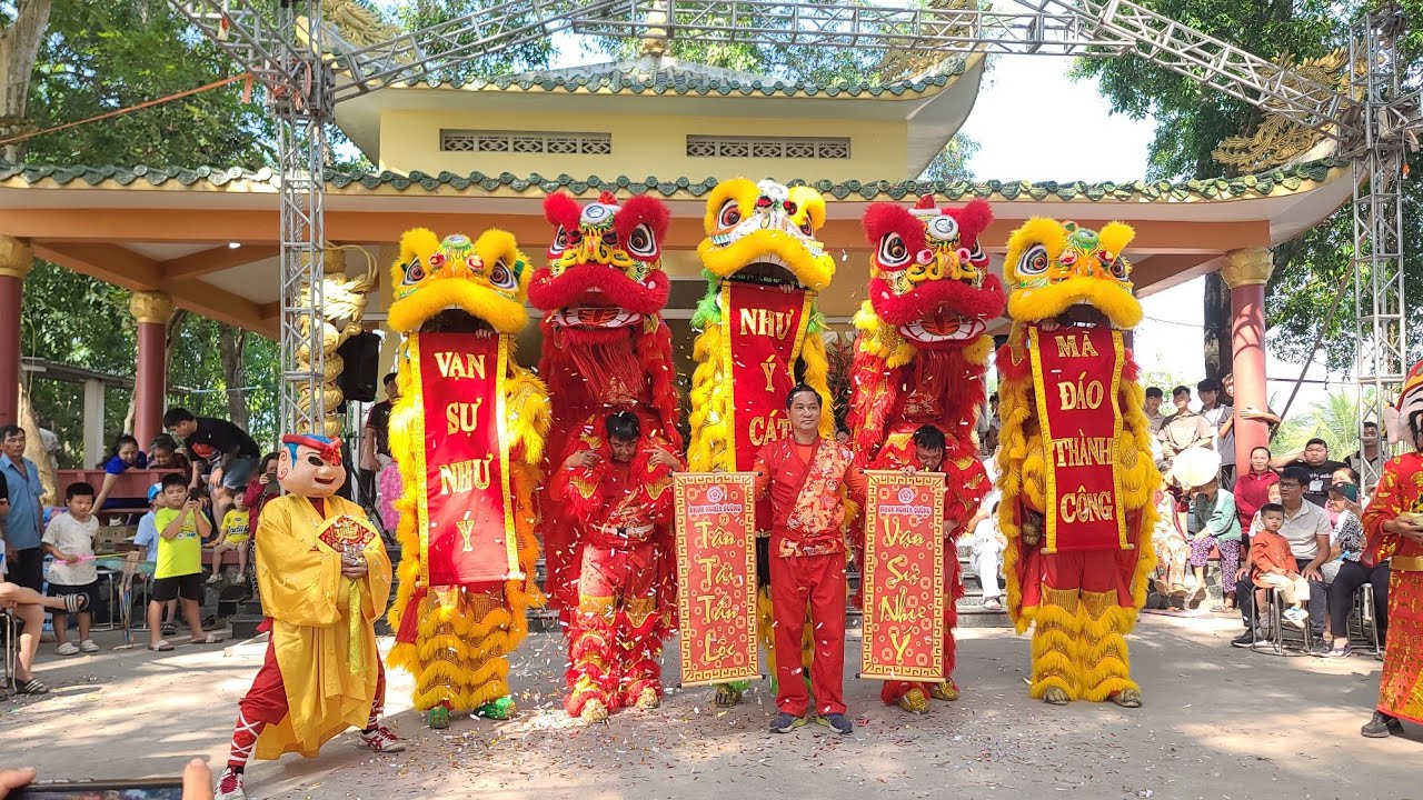 Full Show Nhơn Nghĩa Đường tại Miếu Bà Chúa Xứ ở Đức Hòa - Lễ hội Kỳ Yên Miếu Bà - Múa Lân 2026