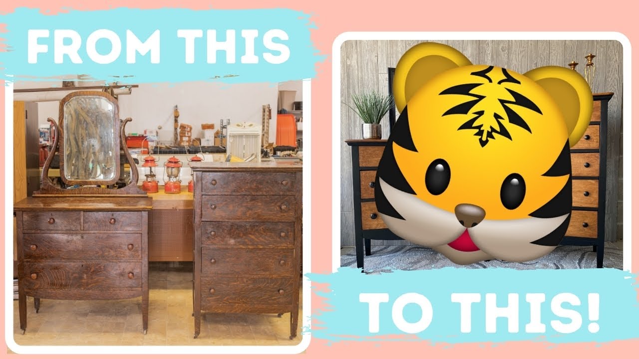 | Furniture Flip GONE WRONG | Tiger Oak Antique Dressers | $300 PROFIT | FURNITURE FLIPPING TEACHER|