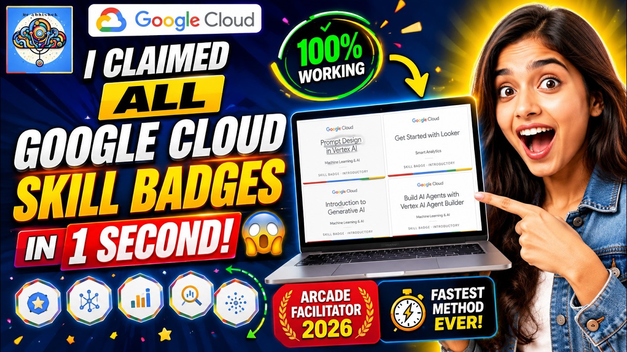 Я получил ВСЕ значки навыков Google Cloud за 1 СЕКУНДУ! 😱 | Arcade Facilitator 2026