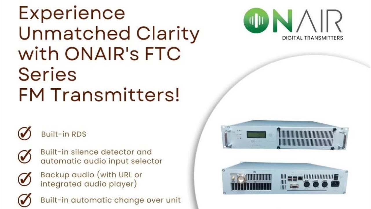 ON AİR 600 WATT FM VERİCİ | 600w FM Transmitter