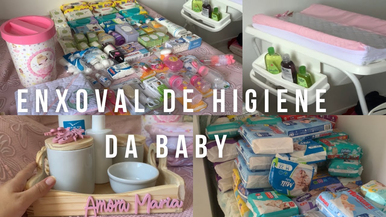 ENXOVAL DE HIGIENE COMPLETO DA BEBÊ | SÓ O BÁSICO