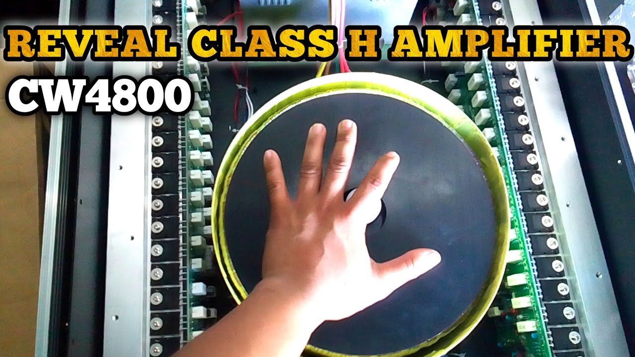 CLASS H POWERED AMPLIFIER CW4800