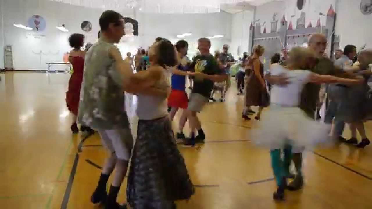 Contra Dancing to Barefoot at Foggy Moon Dance Weekend 2015