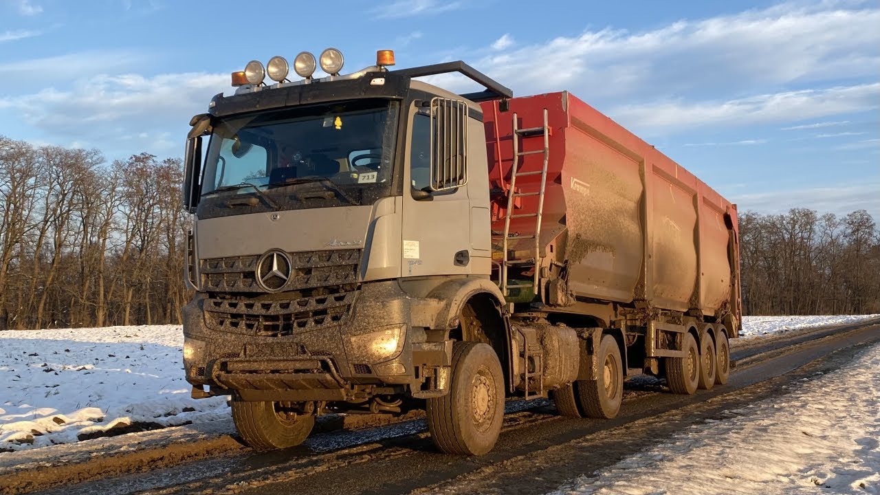Řepná kampaň | HRUŠOVANY NAD JEVIŠOVKOU | - Mercedes Arocs 1848 AgroTruck