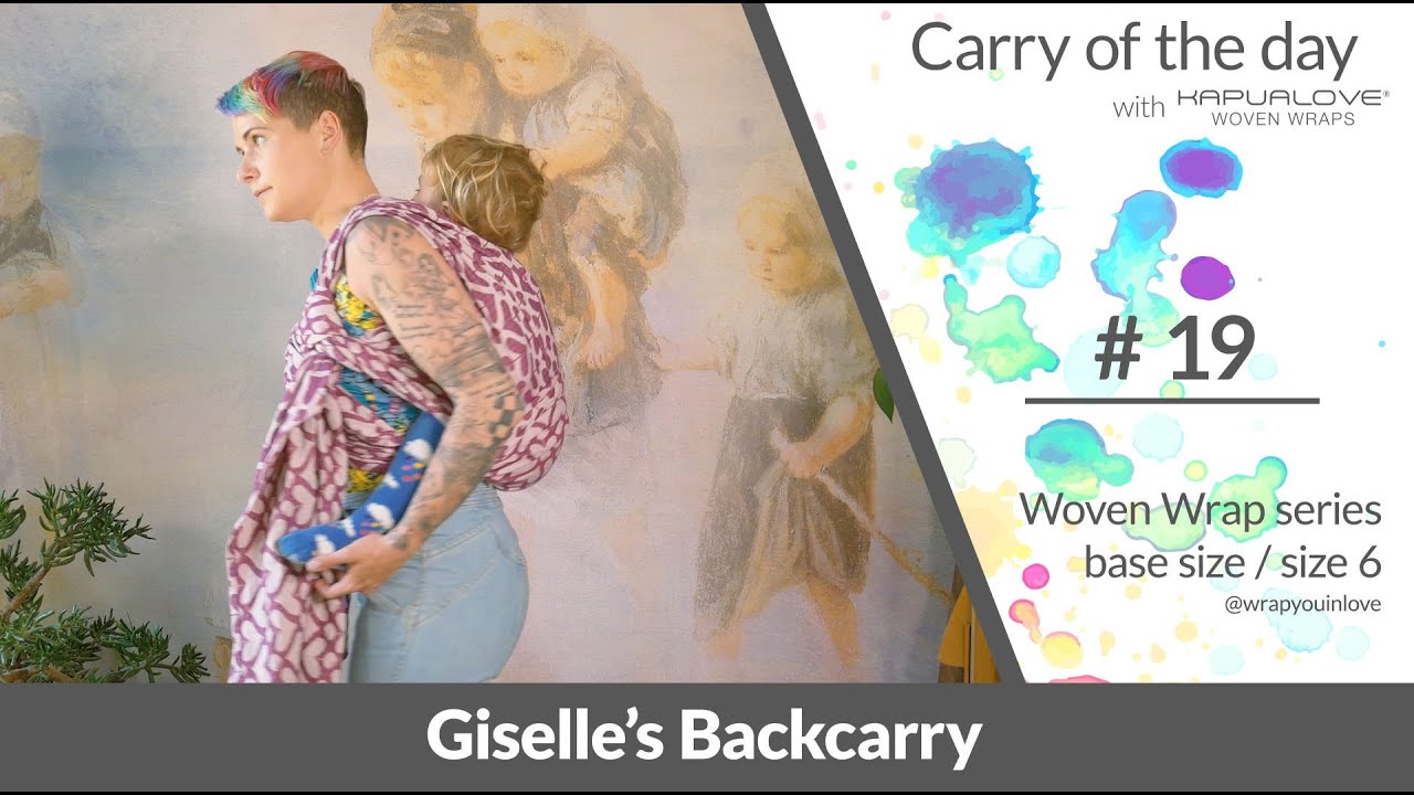 Giselle’s Backcarry -  Woven wrap - series (size 6 / base size)