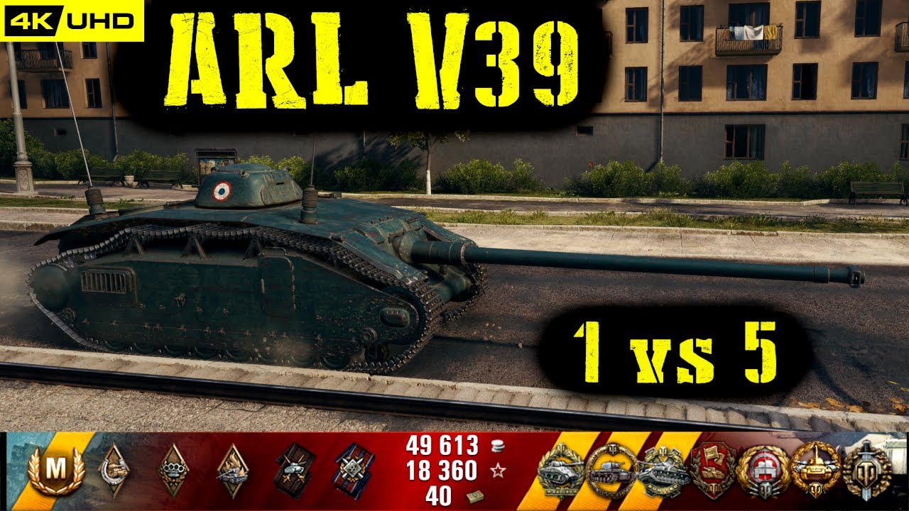 World of Tanks ARL V39 Replay - 8 Kills 3K DMG(Patch 1.6.1)
