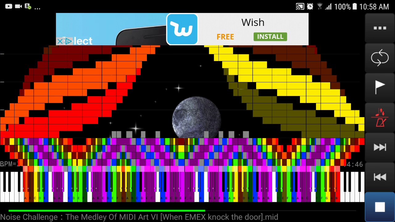 {Black MIDI} MIDI Voyager - Noise Challenge :The Medley of MIDI Art VI (6) 66 million notes