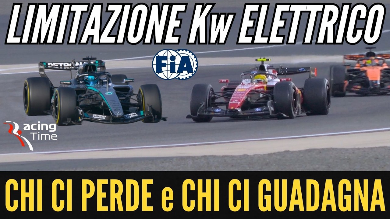 💥Limitazione POTENZA MOTORI F1 (elettrico) Chi ci GUADAGNA VERAMENTE?🤔 - MERCEDES LAVORA DI FINO...