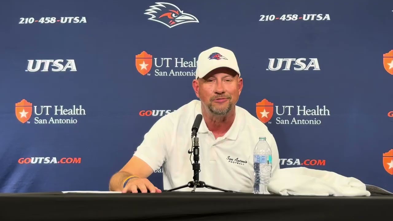 UTSA Head Coach Jeff Traylor Postgame Interview 58-24 Win Over ECU 11.22.25