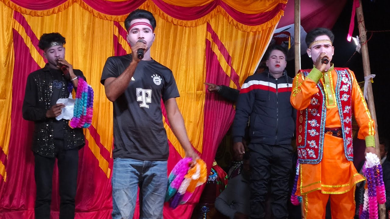 আজকের নাটকের নাম পুষ্পমালা জোতি ও মমিন ঝুমুর যাত্রা পালা গান মেলান্দহ জামালপুর