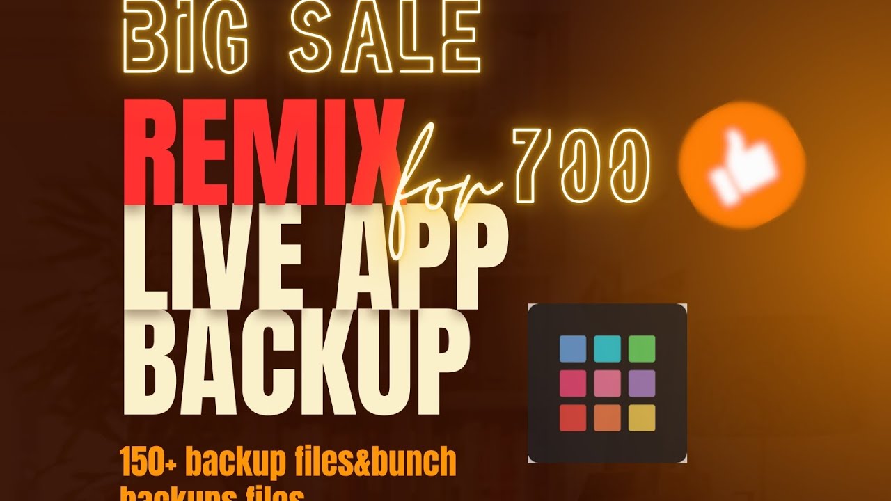 Remix live app backup for low price😱✅#loops #drums #remixliveapp #beats #musickeyboard #freebackups