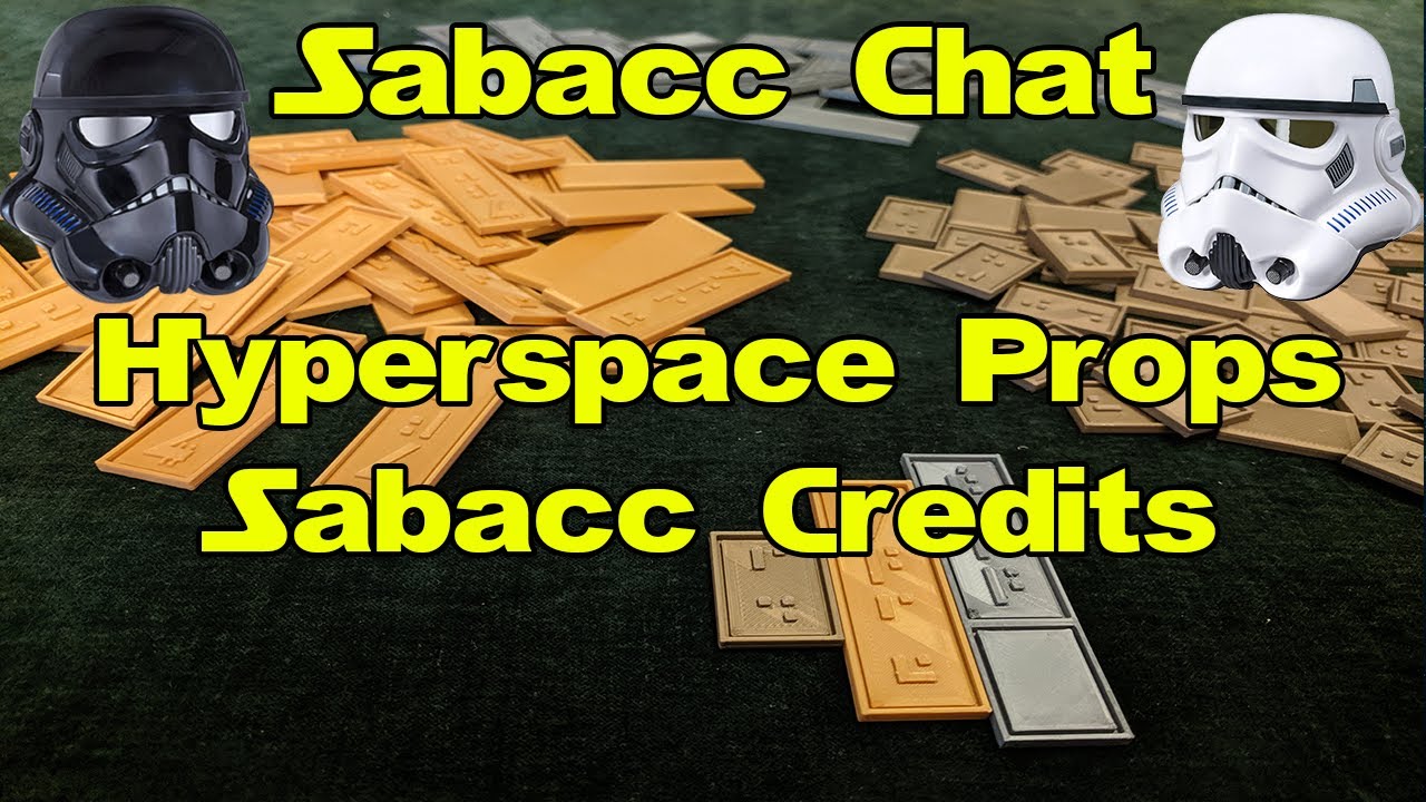 Unpackaging  Hyperspace Props Sabacc Credits