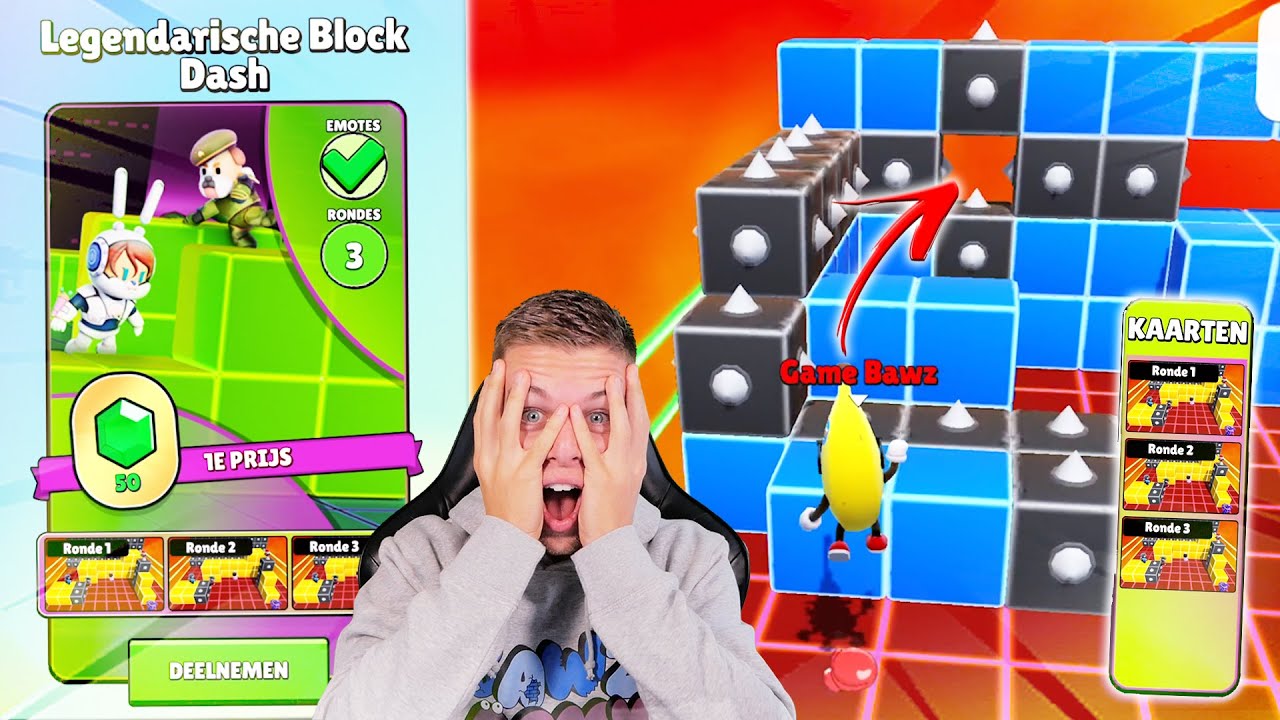Legendarische Block Dash Is INSANE! Stumble Guys UPDATE!!