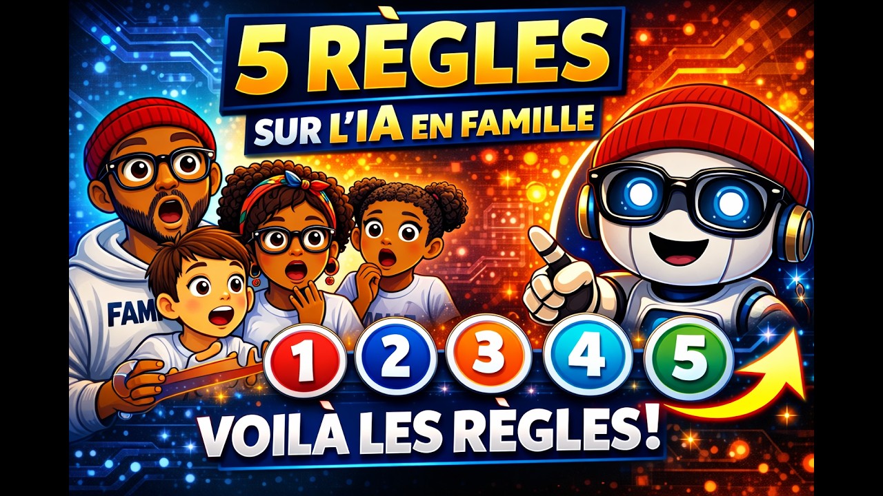 Intelligence artificielle en famille : voici les 5 règles indispensables !