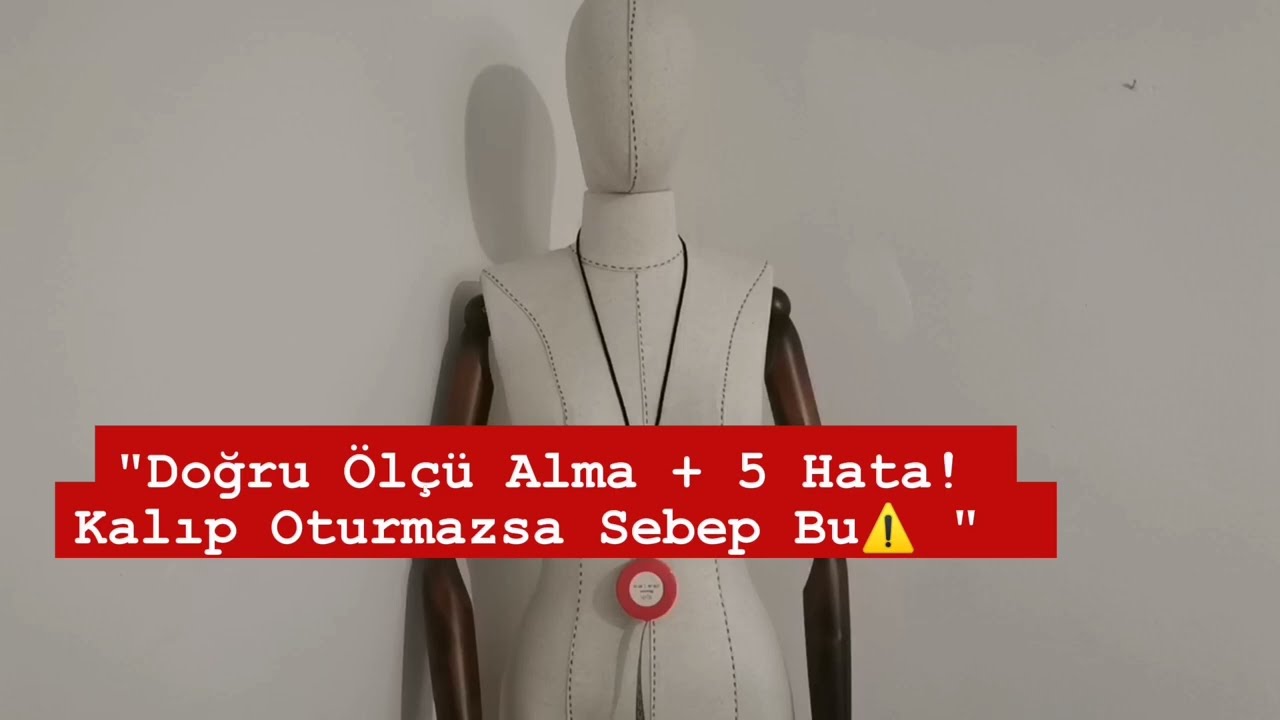 Ölçü Alırken Yapılan 5 Hata + Doğru Teknik! Kalıp Neden Oturmuyor? ✂️📏