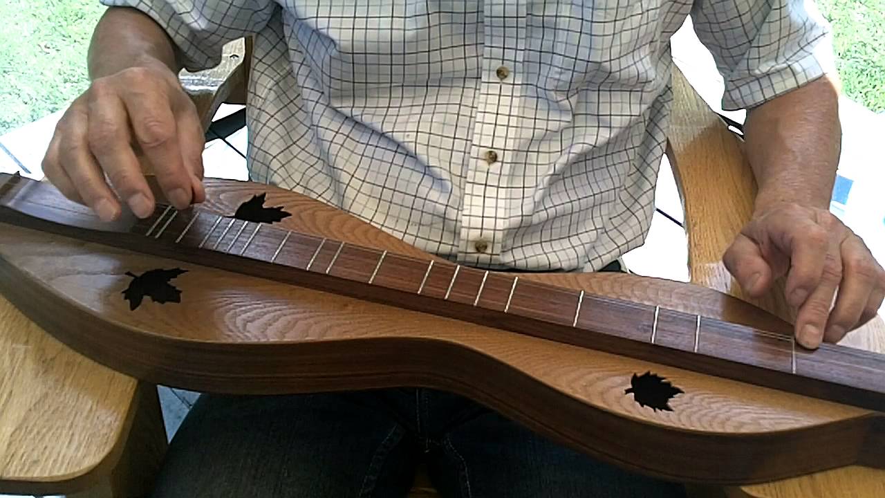 A bit of slow, beginner Mountain dulcimer