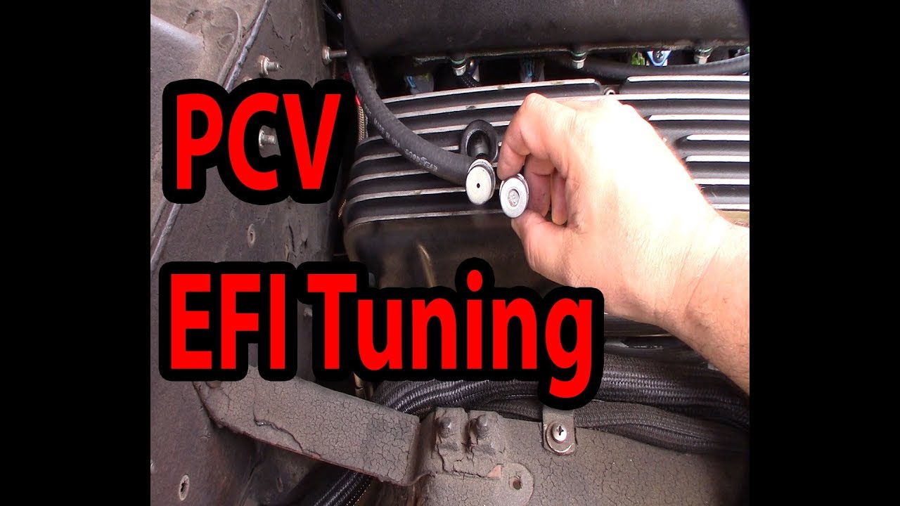 PCV valve EFI tuning with aftermarket fuel injection Holley Fast Megasquit Fitech fixed orifice EFI