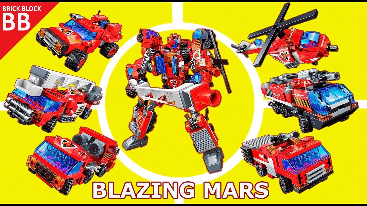 Speed Build : Blazing Mars FINAL ⚡️ Qman 1416 Enlighten Trans Collector Lego Transformers combiner