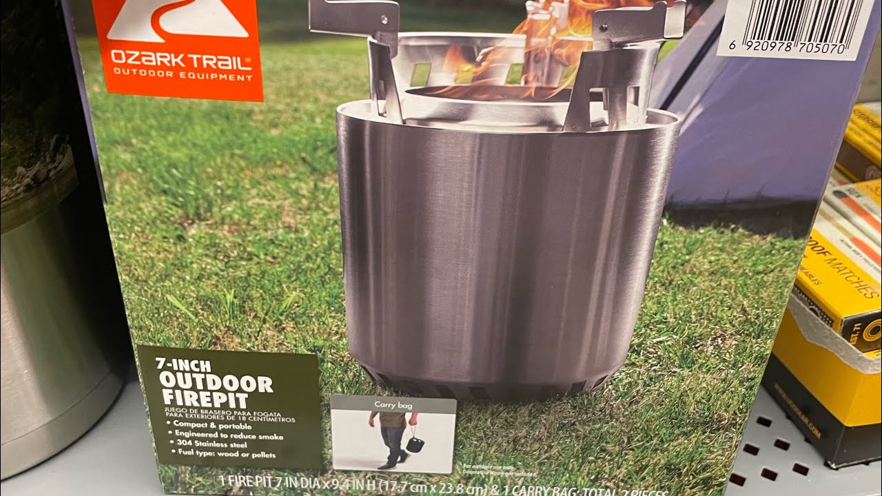 Ozark Trail Stainless Portable Fire Pit