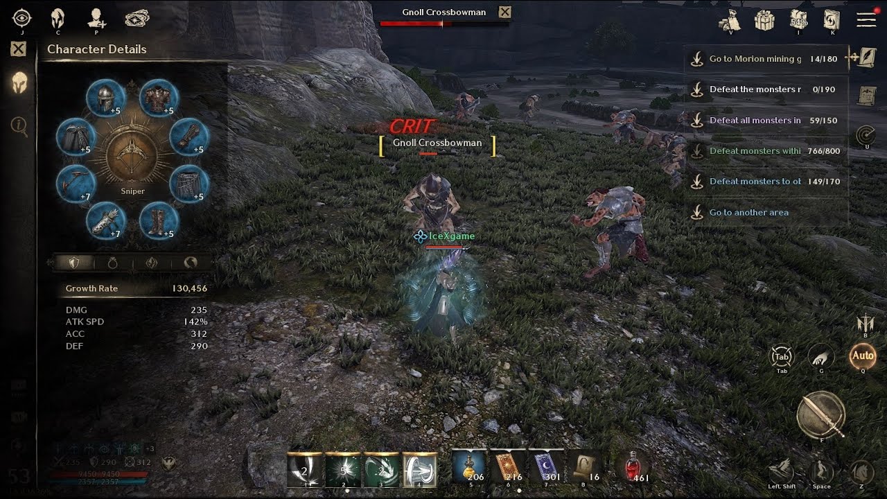 Night Crows WAR PVP & NO Legend 130K GR