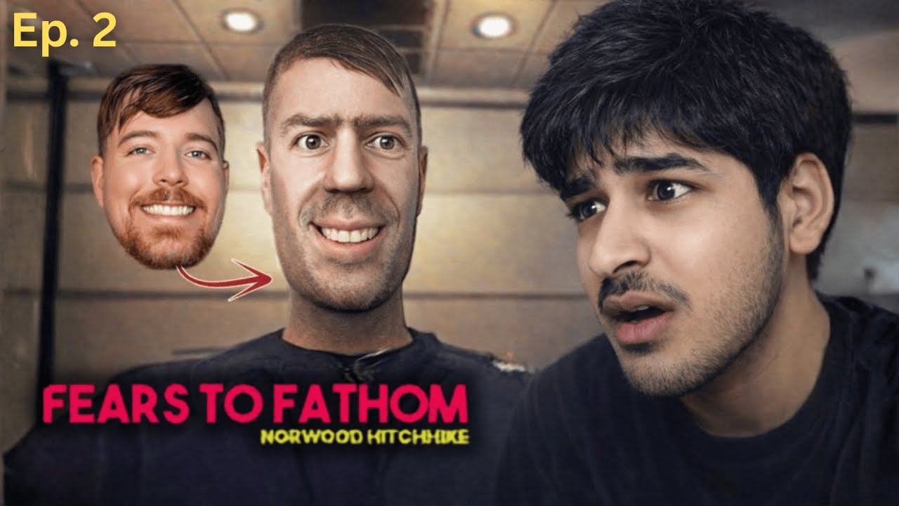 i found SCARY @MrBeast in my HOTEL ROOM at 3 AM!!!  (Fears to Fathom - Norwood Hitchhike) Ep. 2