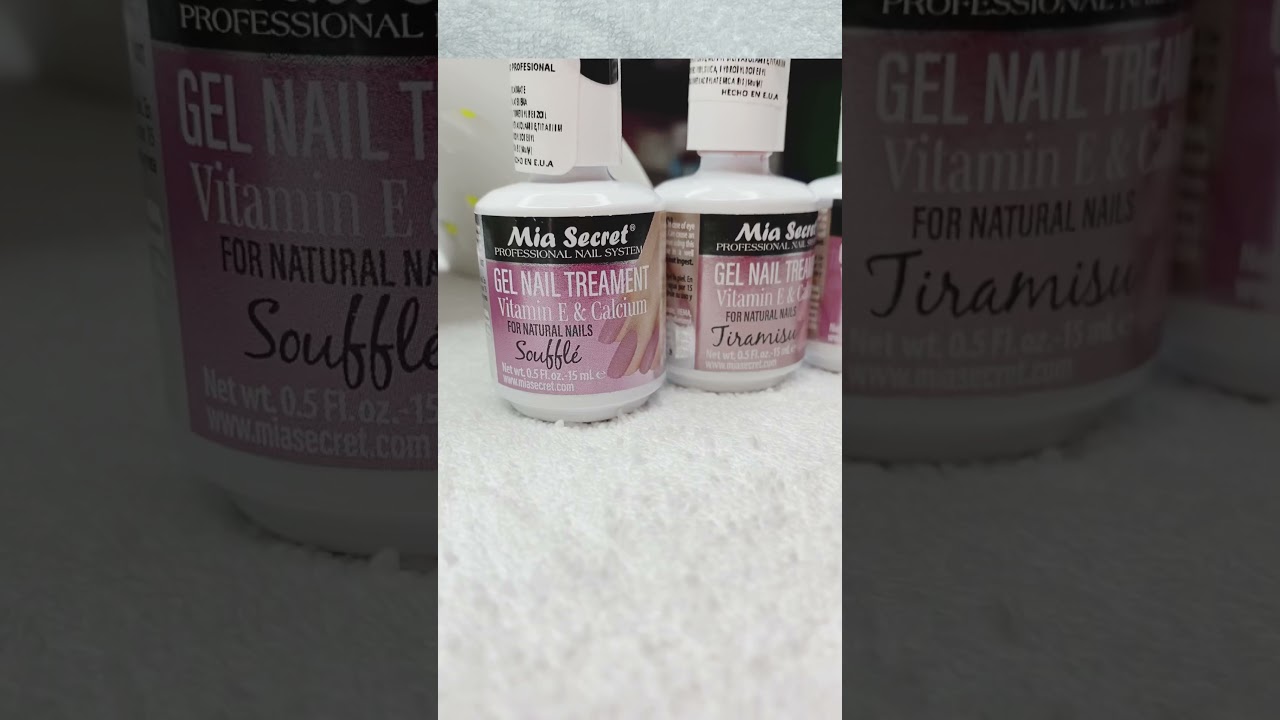 Tratamiento en Gel para u&ntilde;as con keratina, vitamina E y Calcio. Gel Treatment Mia Secret