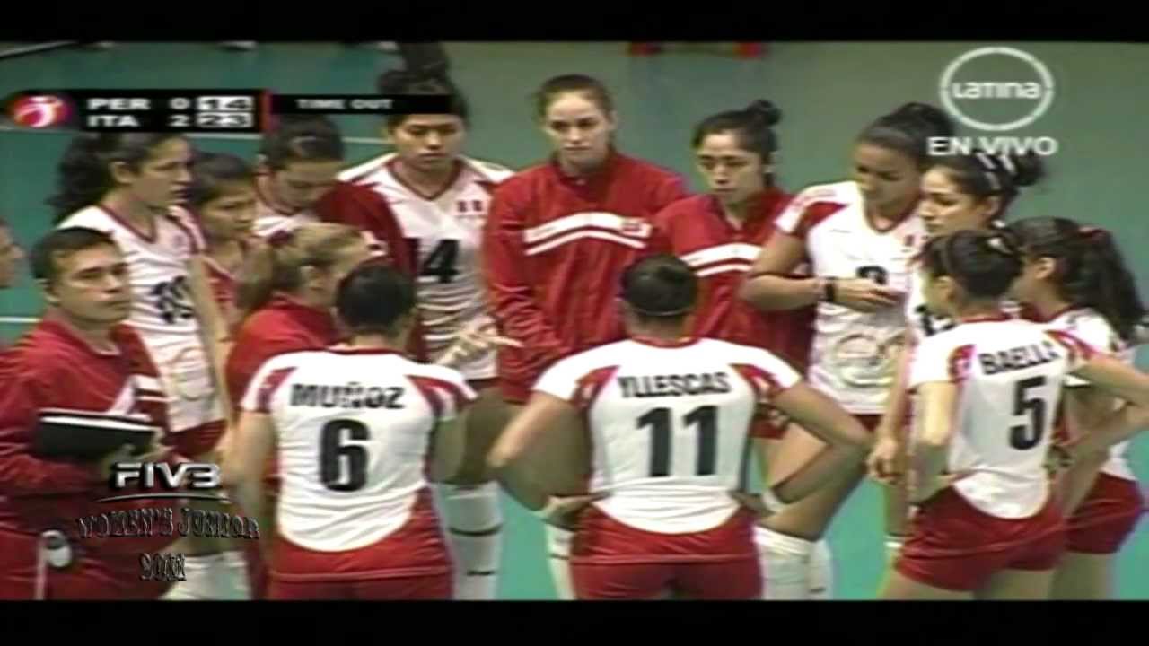 Peru x Italia 3set FIVB Women's Junior 2011