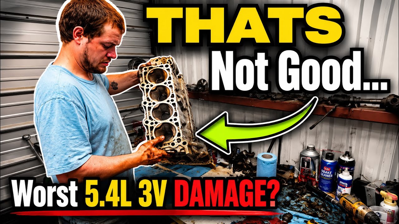 Укрепление двигателя 5.4L 3V (Часть 3) | Снятие головок блока цилиндров и другие сломанные детали