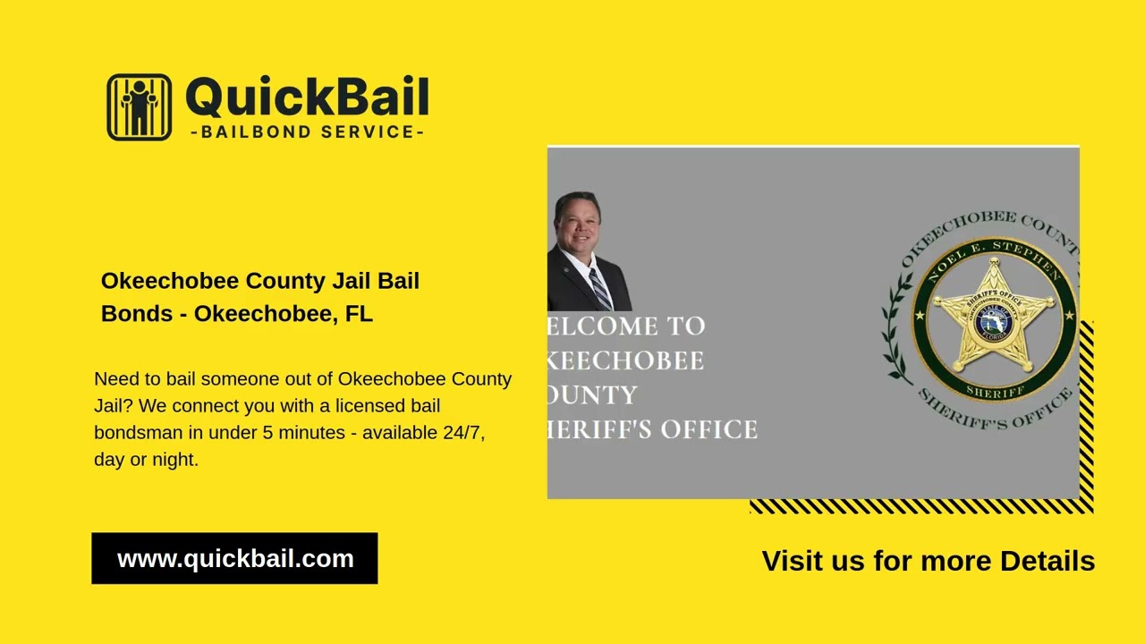 Get Bail Today | Okeechobee County Jail Bail Bonds - Okeechobee, FL | QuickBail.com