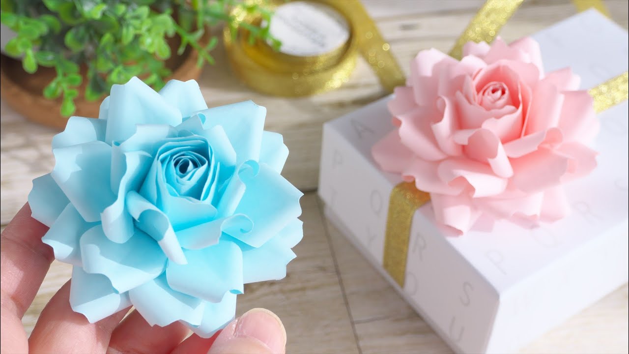 Как сделать розы из бумаги - DIY How to Make Paper Roses