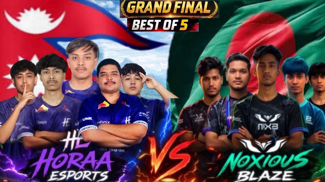 NOXIOUS BLAZE 🇧🇩 VS HORAA ESPORTS 🇳🇵 😱 ||FIGHT BETWEEN NEPAL 🇳🇵 VS BANGLADESH 🇧🇩 CLASH SQUAD BO5||😬 