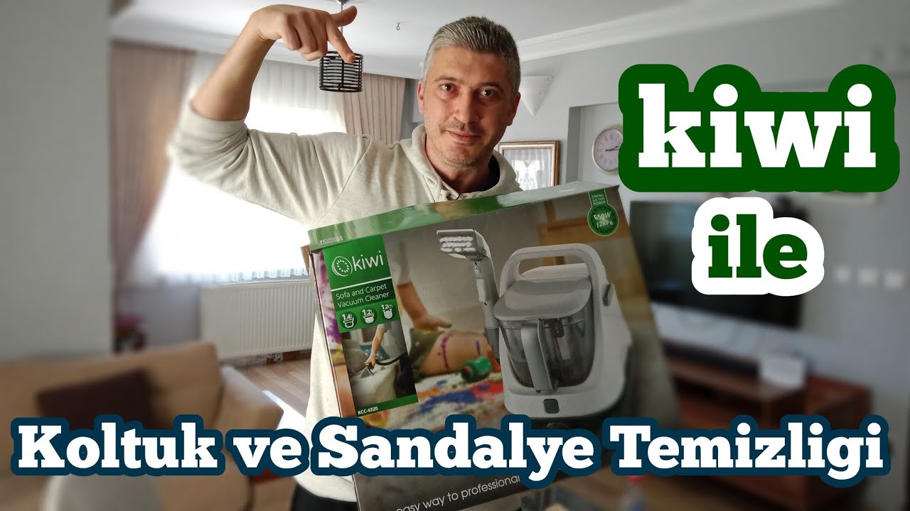 KIWI 4320 Koltuk Halı Yıkama Makinası Denedik Sonuç Şaşırtıcı !