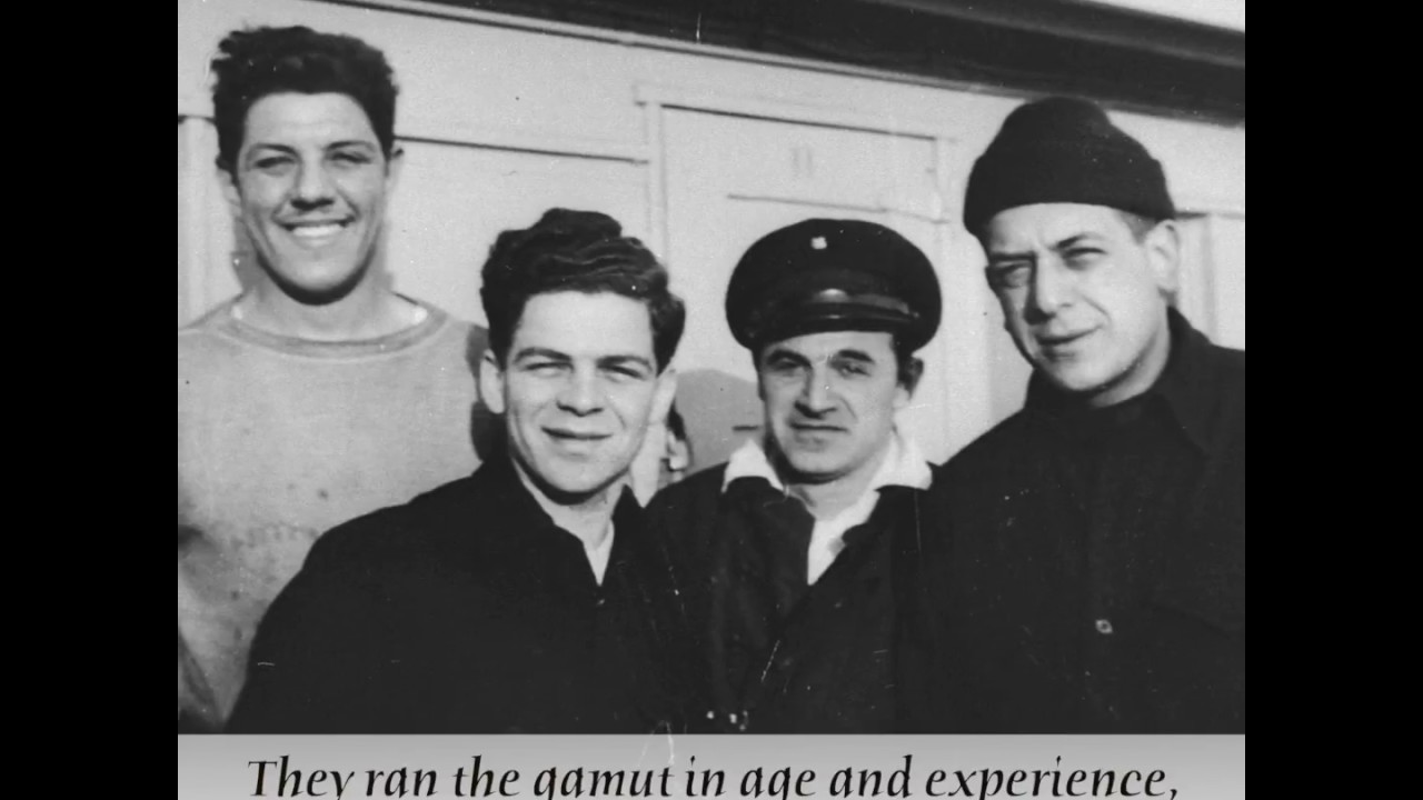 The crew of the Exodus 1947