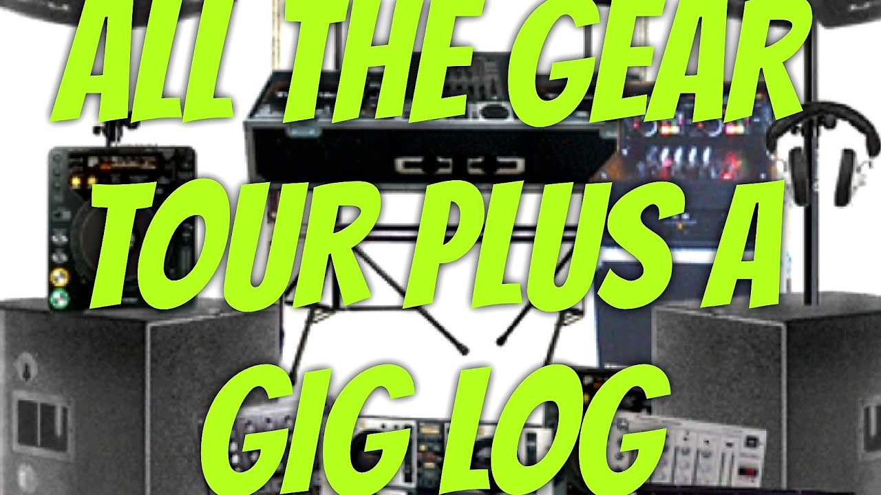 full on equipment tour as all the gear is out out! gig log special