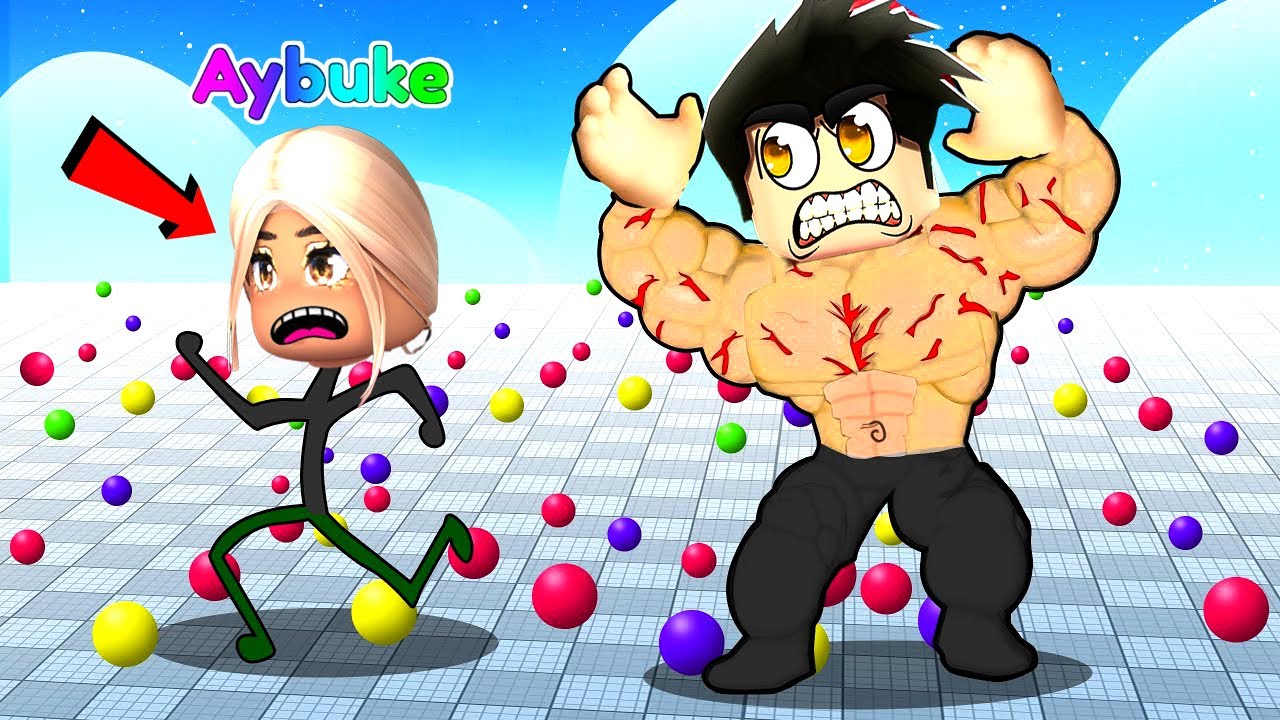 Yemek Yiyerek Kocaman Oldum! Aybüke'yi de yedim 😂 ROBLOX