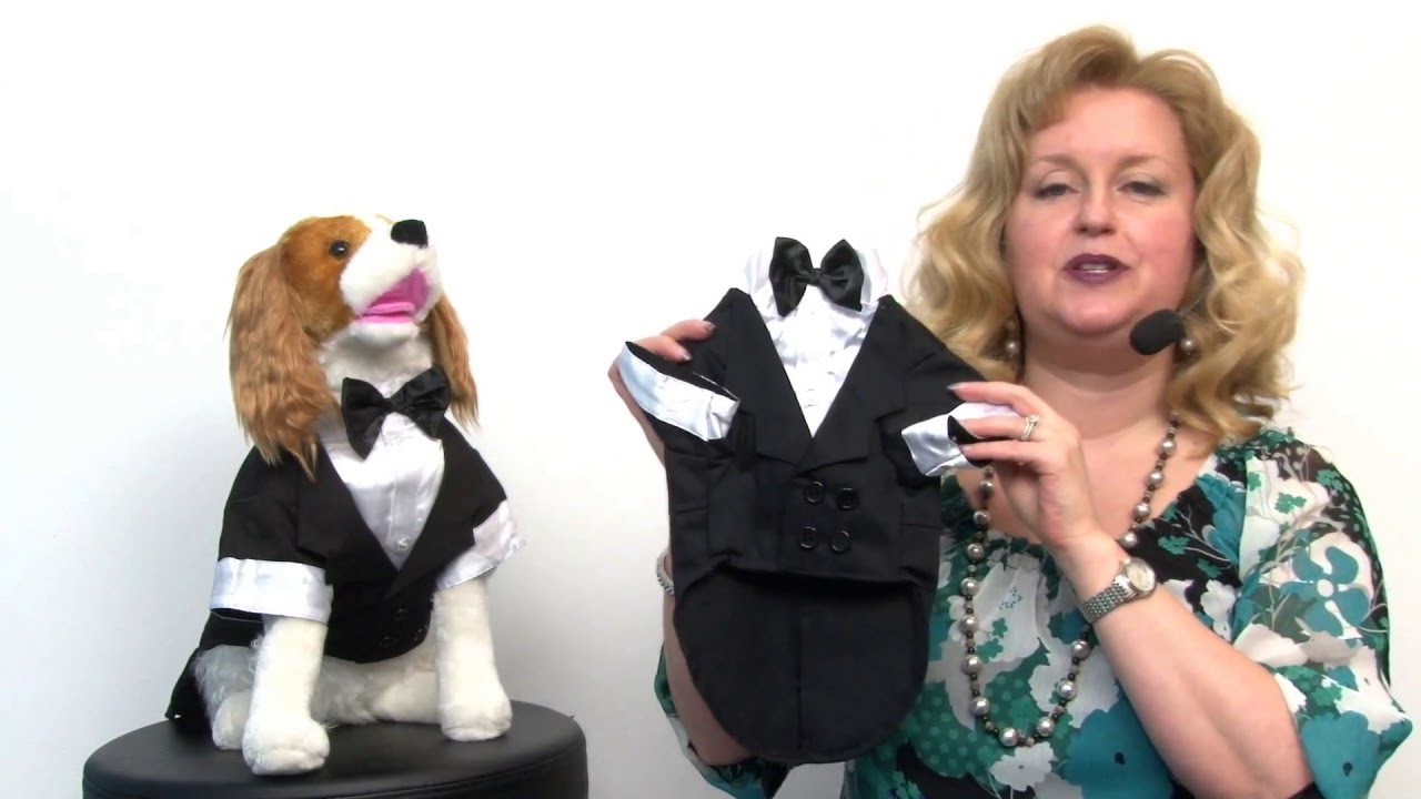Yappily Ever After Wedding Groom Dog Tuxedo by East Side Collection