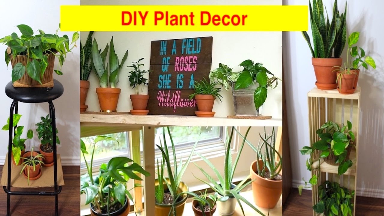 DIY Plant Shelves And Plant Stands! Make Your Space Green And Gorgeous