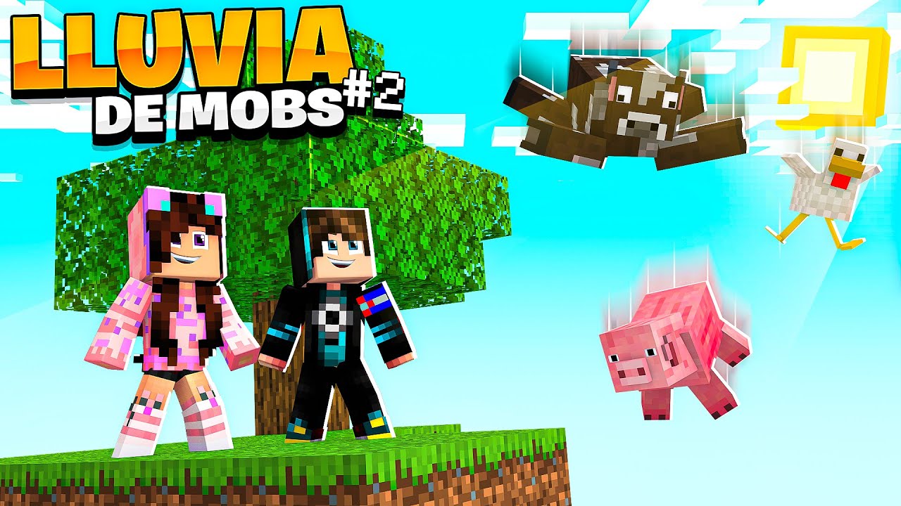 AQUI TODO ES PELIGROSO! 😱 Ni un PRO puede con Esta LLUVIA DE MOBS en MINECRAFT 😅 Sandra Cires Play