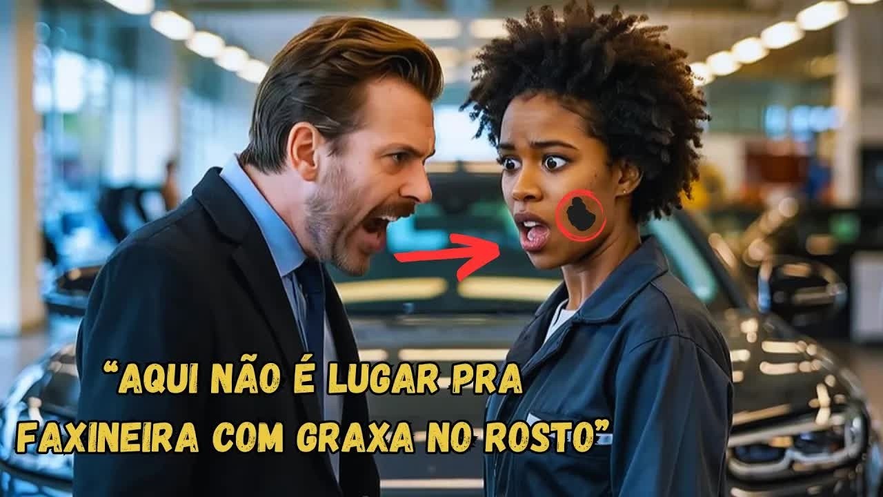 CEO humilha mecânica negra na frente de todos —mas entra em pânico quando ela revela sua identidade!