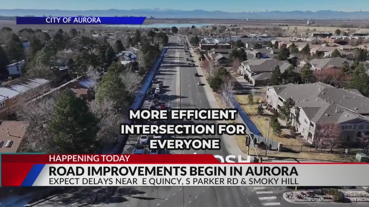 Road improvements begin in Aurora