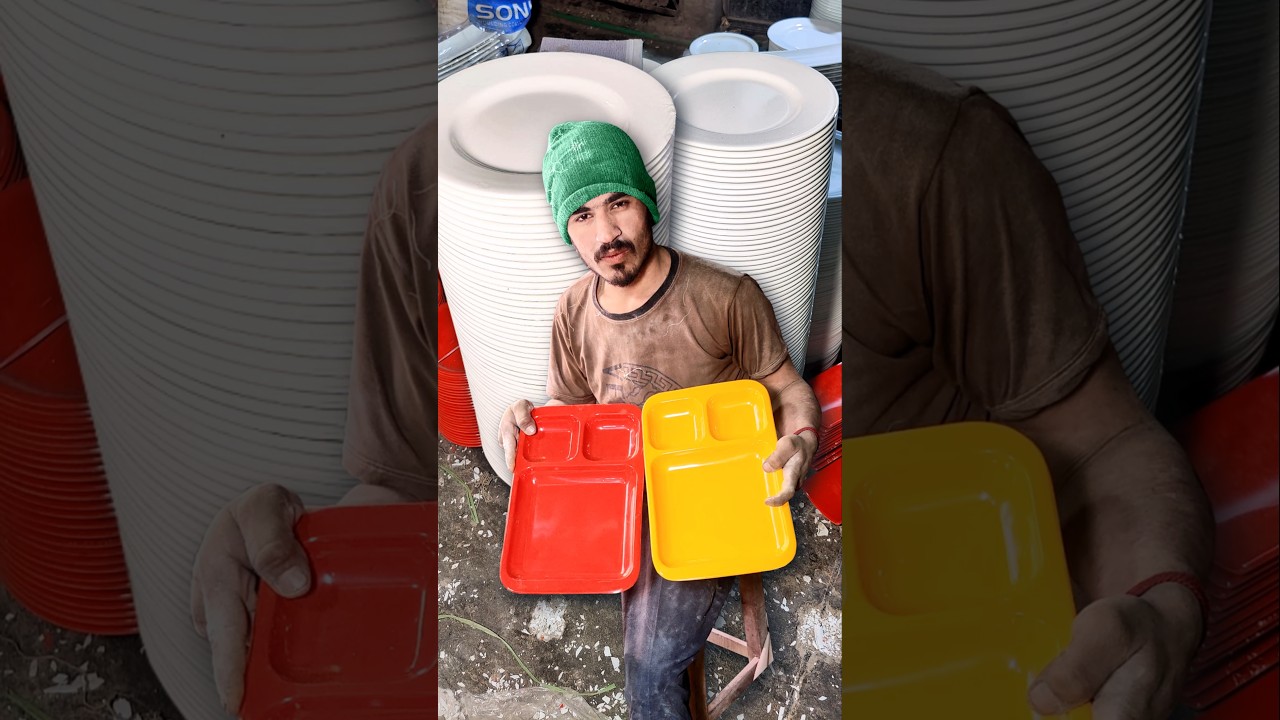 Incredible Manufacturing Process of Plastic Plates #howitsmade