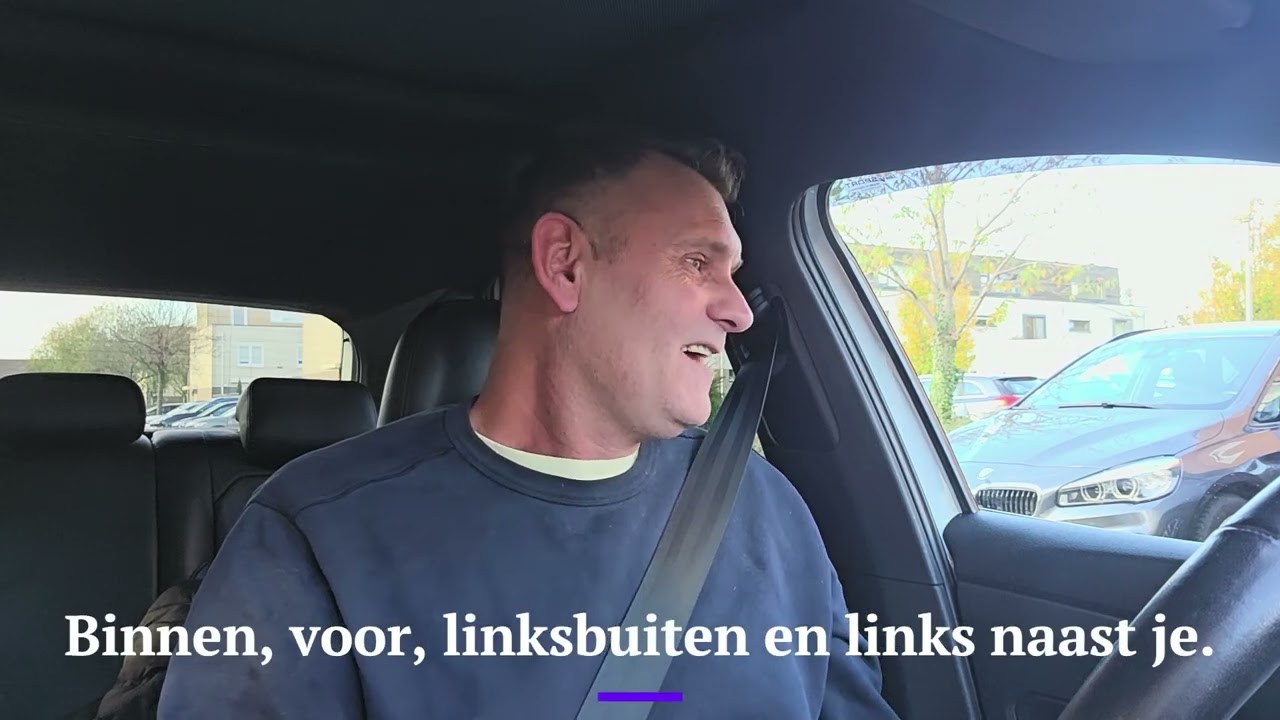 bv : omkeren dmv de bocht achteruit.