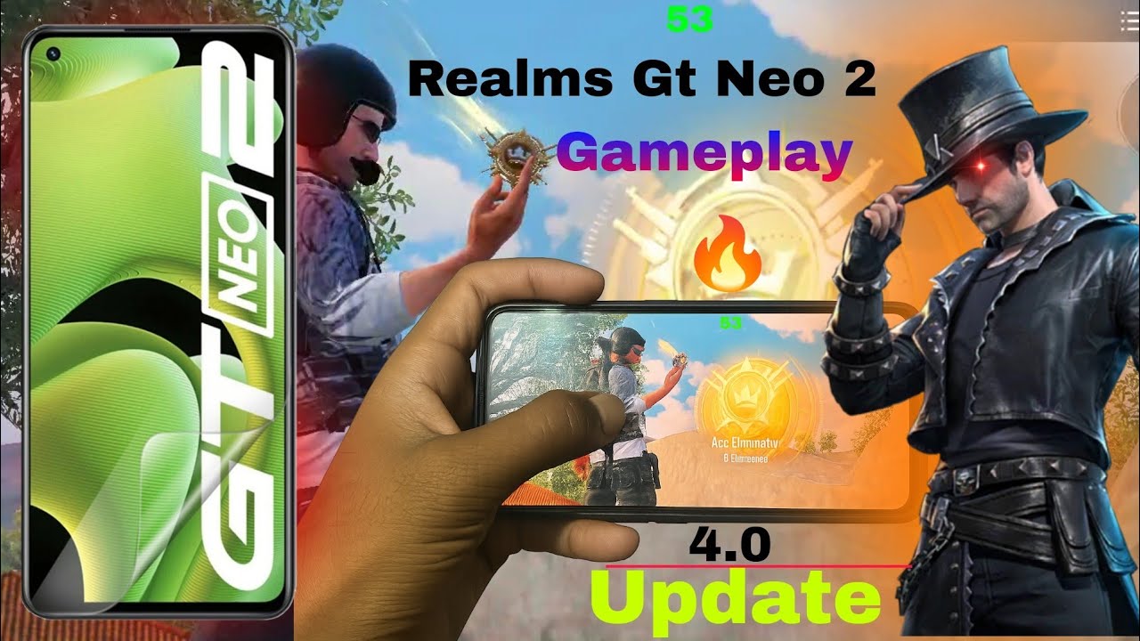 Realms GT Neo 2 🔥 Bgmi Long Time Gameplay ll In Bgmi 4.0 Update Gameplay 🥶