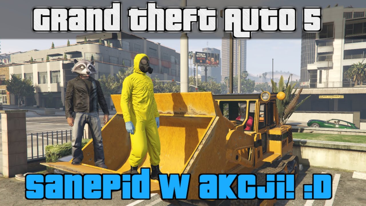 GTA 5 #209 - Sanepid dezynfekuje sklepy! :D Z Paveł, Bertbert
