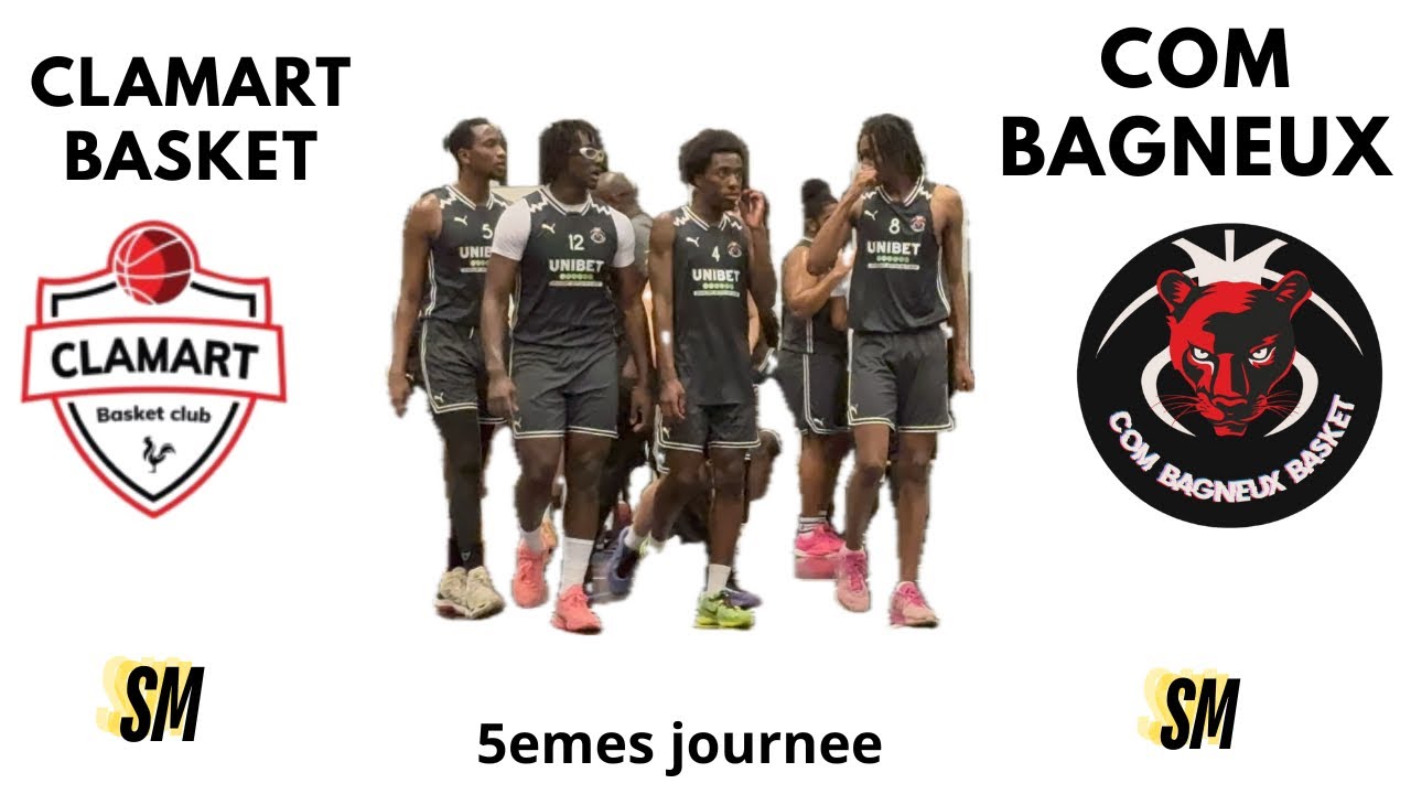 CLAMART BASKET  VS  COM BAGNEUX SM ( 13emes journée )