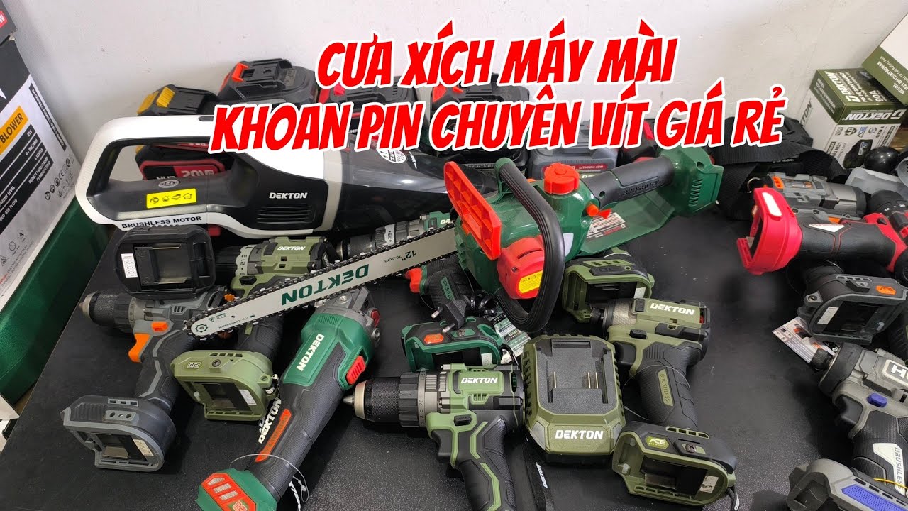 Máy khoan Pin chân phổ thông giá rẻ . Cắt đa năng có hàng 