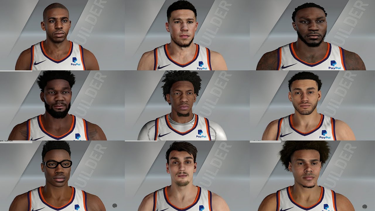 Phoenix Suns Cyberfaces Mods | Mods Showcase | NBA 2K21