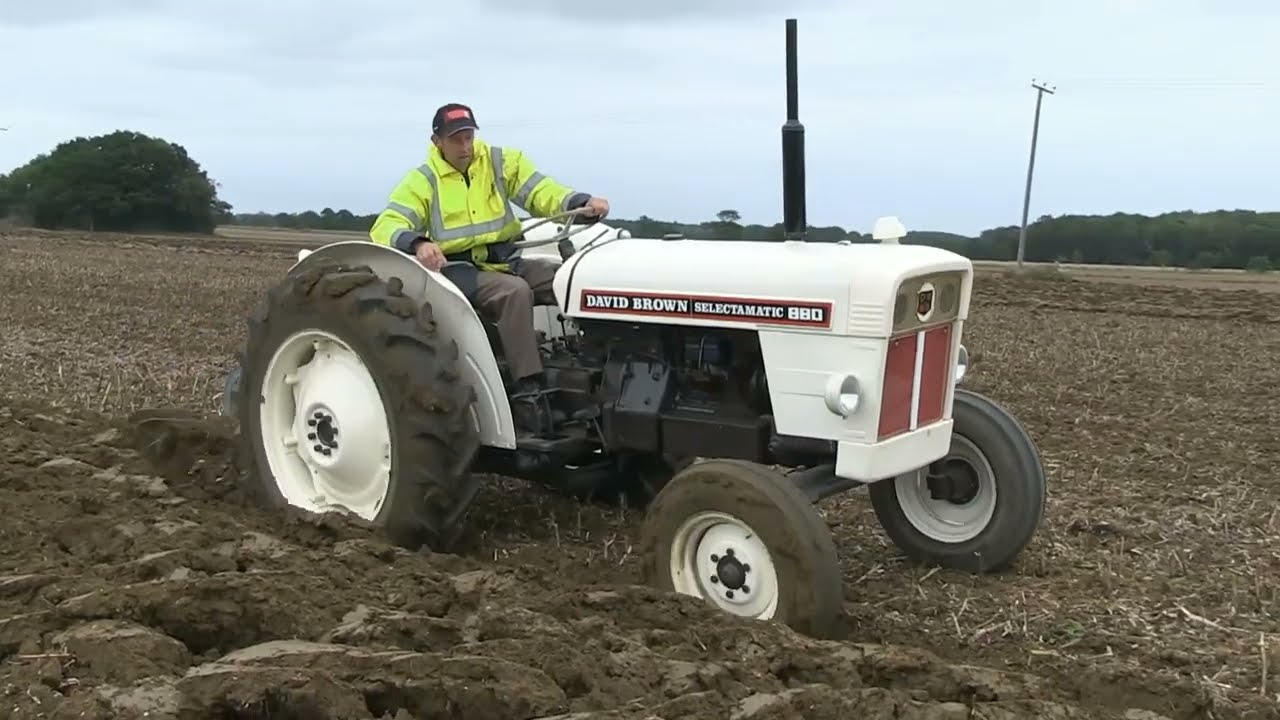 DAVID BROWN TRACTORS AT BRAMPTON PLOUGH DAY